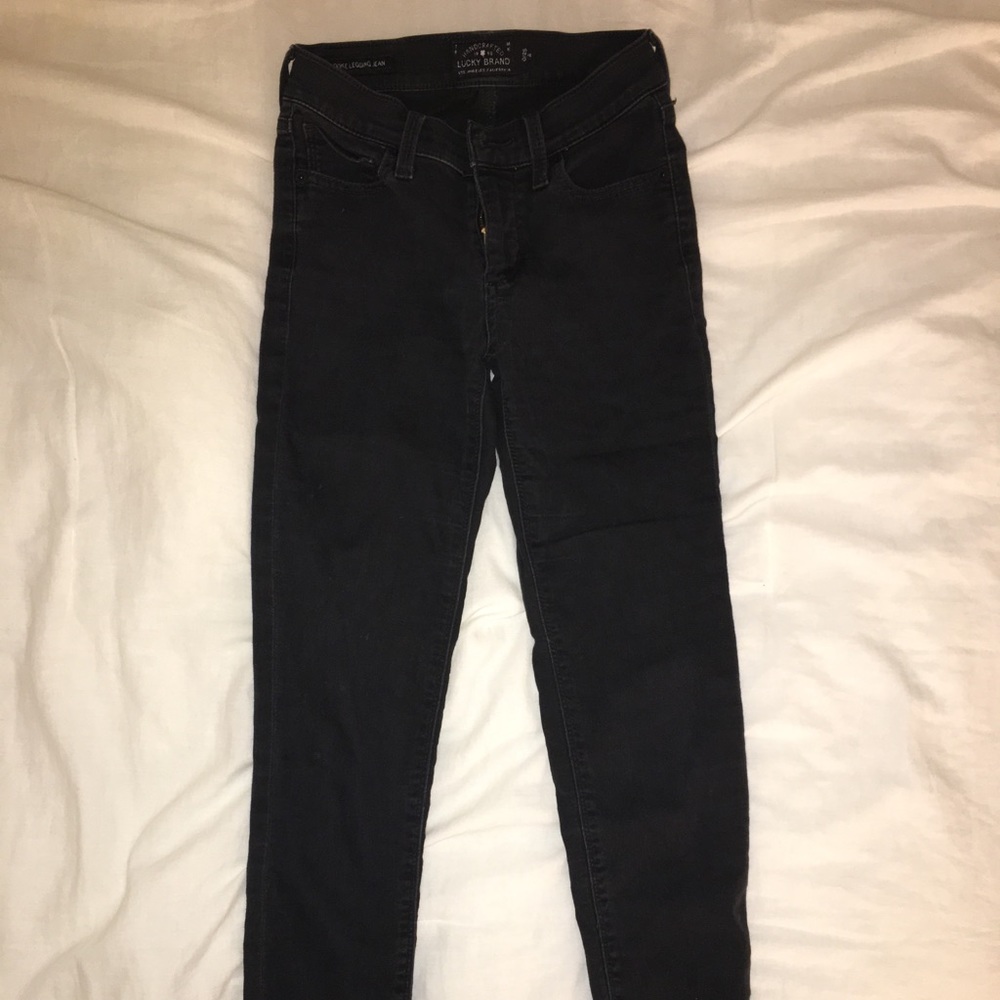 Lucky Brand black skinny jeans